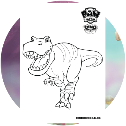 Dinokids - Desenhos para colorir: Desenhos de Patrulha Canina para