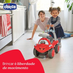 linha de andadores, triciclos e bicicletas Chicco