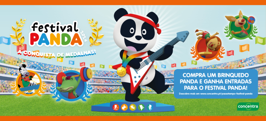 Compra brinquedos do canal Panda e ganha entradas para o Festival!