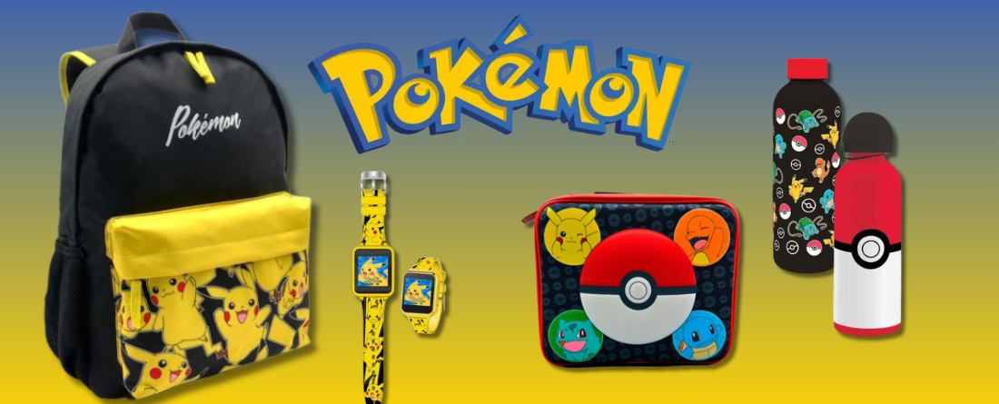 Conjunto escolar Pokemon