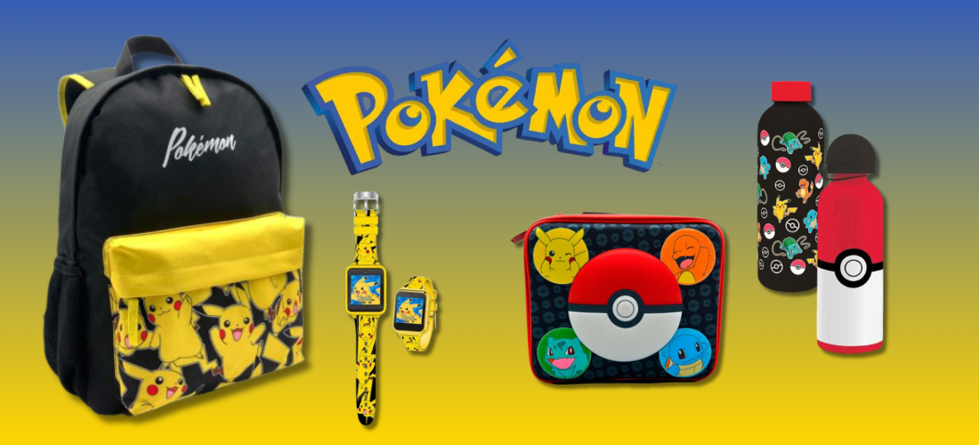 Conjunto escolar Pokemon