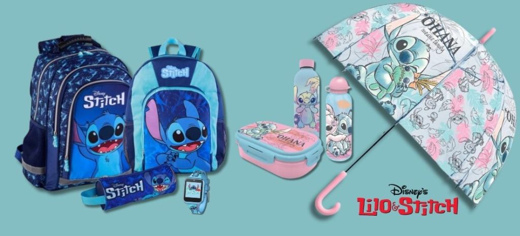 Conjunto escolar Stitch