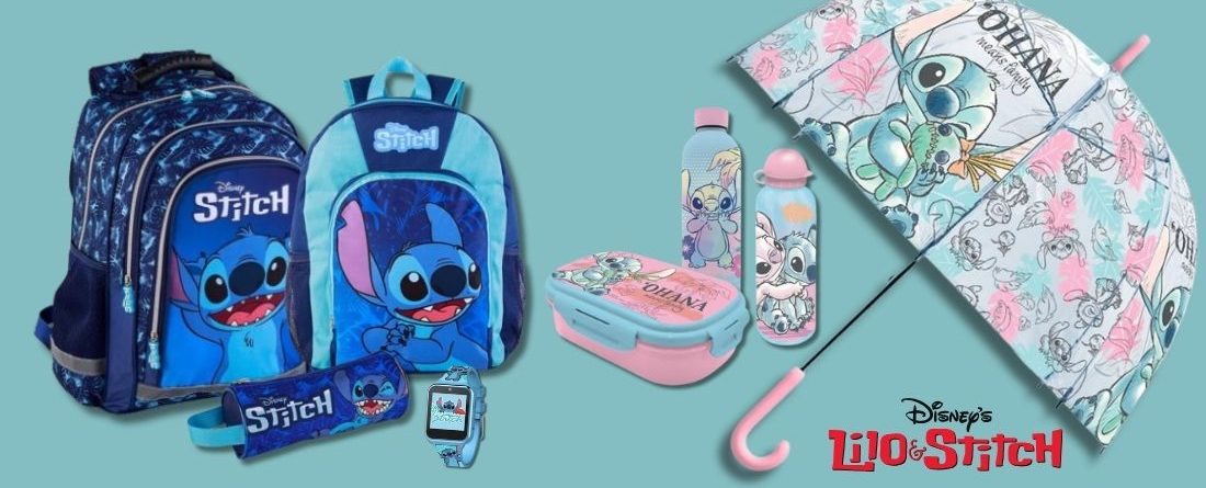 Conjunto escolar Stitch