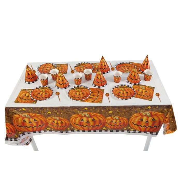 Decoracion de halloween: Set party calabazas